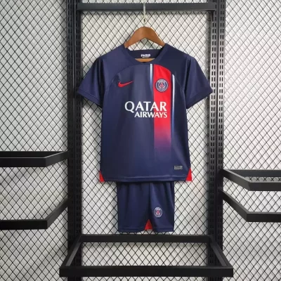 Kids' Kit Soccer Jersey Suit PSG I 23/24 - Navy Blue