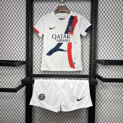 Kids' Kit Soccer Jersey Suit PSG II 24/25 - White
