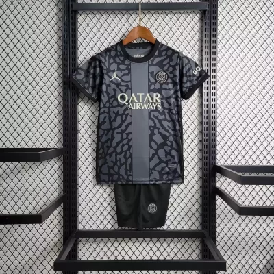 Kids' Kit Soccer Jersey Suit PSG III 23/24 - Black