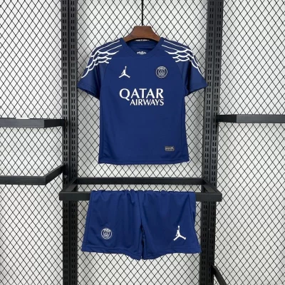 Kids' Kit Soccer Jersey Suit PSG IV 24/25 - Blue