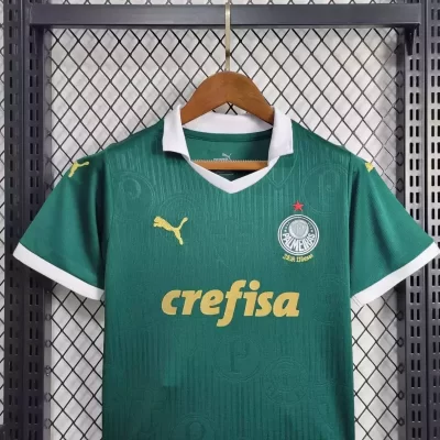 Alternative view of Kids' Kit Soccer Jersey Suit Palmeiras I 24/25 - Green