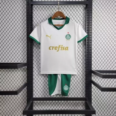Kids' Kit Soccer Jersey Suit Palmeiras II 24/25 - White