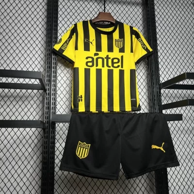 Kids' Kit Soccer Jersey Suit Penarol I 24/25 - Yellow and Black - Image 3