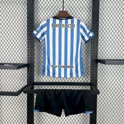 Alternative view of Kids' Kit Soccer Jersey Suit Racing I 24/25 - Blue and White