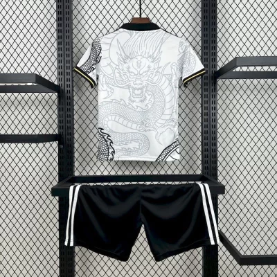 Alternative view of Kids' Kit Soccer Jersey Suit Real Madrid Dragon Ball 22/23 - White and Black