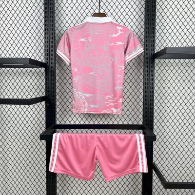 Alternative view of Kids' Kit Soccer Jersey Suit Real Madrid Dragon Ball 23/24 - Pink