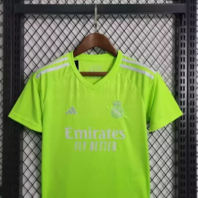 Alternative view of Kids' Kit Soccer Jersey Suit Real Madrid Goalkeeper 23/24 - Green