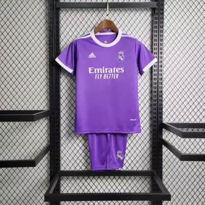 Kids' Kit Soccer Jersey Suit Real Madrid II 16/17 - Purple
