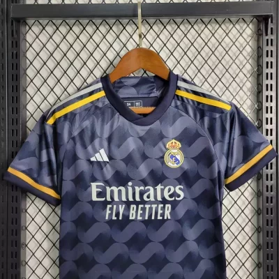 Alternative view of Kids' Kit Soccer Jersey Suit Real Madrid II 23/24 - Navy Blue