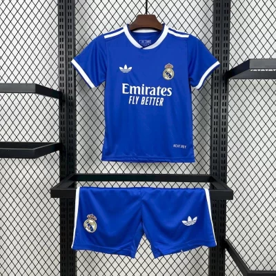 Kids' Kit Soccer Jersey Suit Real Madrid III 25/26 - Blue