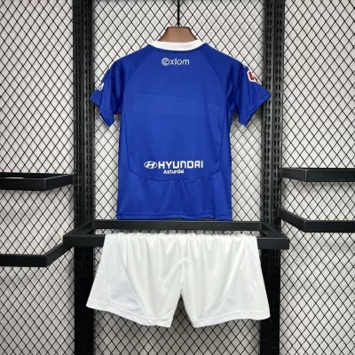 Alternative view of Kids' Kit Soccer Jersey Suit Real Oviedo I 24/25 - Blue and White