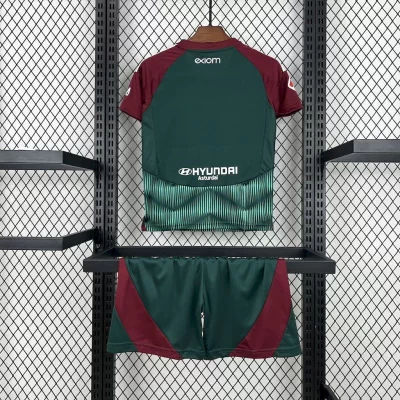 Alternative view of Kids' Kit Soccer Jersey Suit Real Oviedo III 24/25 - Green and Grena
