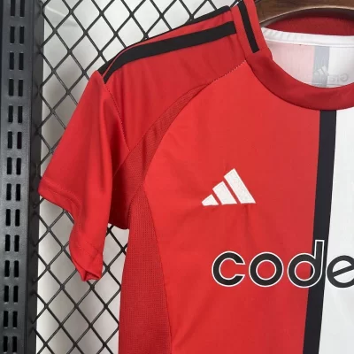 Kids' Kit Soccer Jersey Suit River plate III 25/26 - Red and White - Image 4