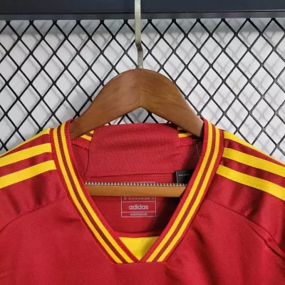 Alternative view of Kids' Kit Soccer Jersey Suit Roma I 23/24 - Red