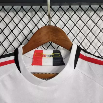 Kids' Kit Soccer Jersey Suit Sao Paulo I 23/24 - White and Red - Image 3