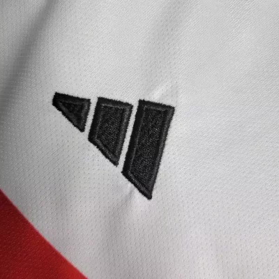 Kids' Kit Soccer Jersey Suit Sao Paulo I 23/24 - White and Red - Image 4