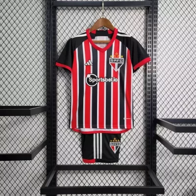 Kids' Kit Soccer Jersey Suit Sao Paulo II 23/24 - Red and Black