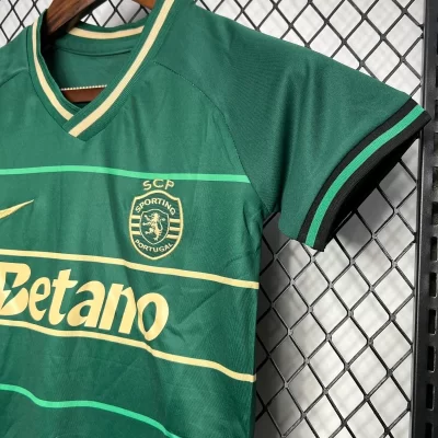 Kids' Kit Soccer Jersey Suit Sporting II 24/25 - Green - Image 4
