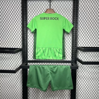 Alternative view of Kids' Kit Soccer Jersey Suit Sporting III 24/25 - Green