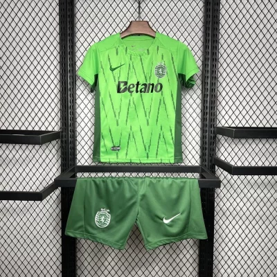 Kids' Kit Soccer Jersey Suit Sporting III 24/25 - Green