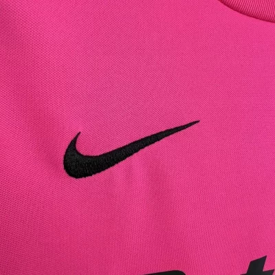 Kids' Kit Soccer Jersey Suit Sporting Outubro Rosa 24/25 - Pink and Black - Image 3