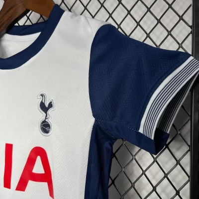 Kids' Kit Soccer Jersey Suit Tottenham I 24/25 - White and Blue - Image 4