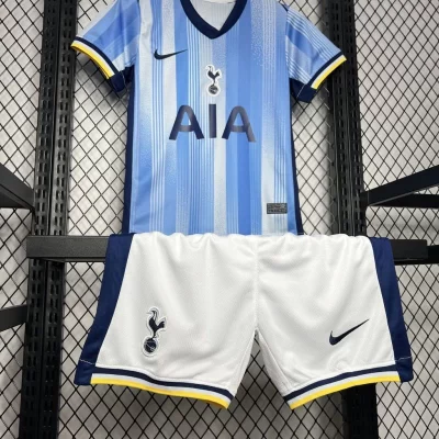 Kids' Kit Soccer Jersey Suit Tottenham II 24/25 - Blue and White - Image 3