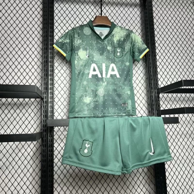 Kids' Kit Soccer Jersey Suit Tottenham III 24/25 - Green - Image 3