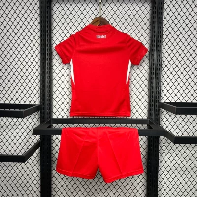 Alternative view of Kids' Kit Soccer Jersey Suit Turquia II 2024/25 - Red