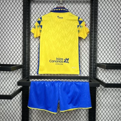 Alternative view of Kids' Kit Soccer Jersey Suit UD Las Palmas I 24/25 - Yellow and Blue
