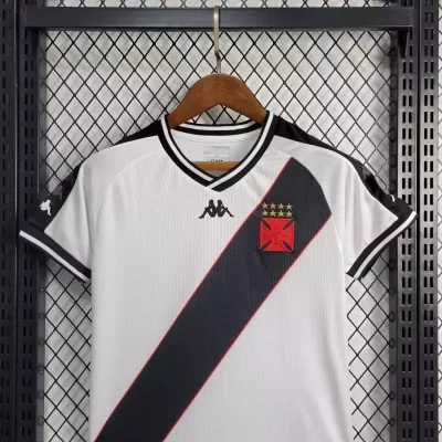 Alternative view of Kids' Kit Soccer Jersey Suit Vasco II 24/25 - White and Black