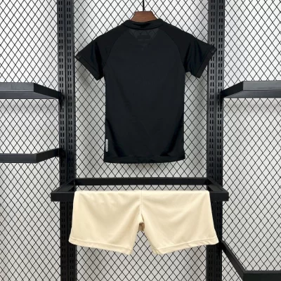 Alternative view of Kids' Kit Soccer Jersey Suit Vasco da Gama Goalkeeper III 24/25 - Black and White