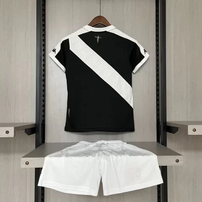 Alternative view of Kids' Kit Soccer Jersey Suit Vasco da Gama I 24/25 - Black and White