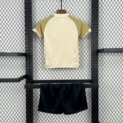 Alternative view of Kids' Kit Soccer Jersey Suit Vasco da Gama III 24/25 - Beige and Black
