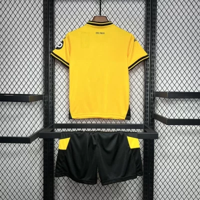 Alternative view of Kids' Kit Soccer Jersey Suit Wolverhampton I 24/25 - Yellow and Black