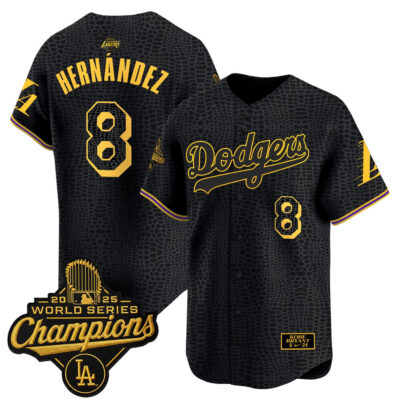 LA Dodgers 2025 World Series Champions Mamba Vapor Premier Limited Jersey - Mamba / Kike Hernandez