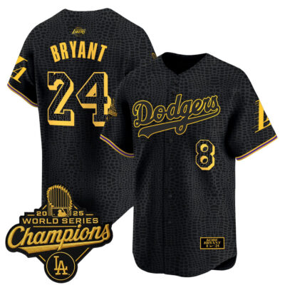LA Dodgers 2025 World Series Champions Mamba Vapor Premier Limited Jersey - Mamba / Kobe Bryant