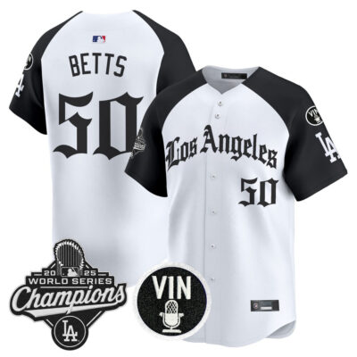 LA Dodgers 2025 World Series Champions Vapor Premier Limited Jersey - LA Gothic Edition - Alternate / Mookie Betts