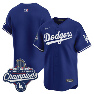 LA Dodgers 2025 World Series Champions Vapor Premier Limited Jersey - Royal / Team