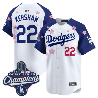 LA Dodgers 2025 World Series Champions x Tokyo Series Vapor Premier Limited Jersey - Alternate / Clayton Kershaw