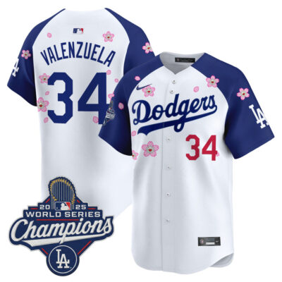 LA Dodgers 2025 World Series Champions x Tokyo Series Vapor Premier Limited Jersey - Alternate / Fernando Valenzuela