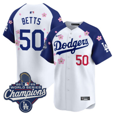 LA Dodgers 2025 World Series Champions x Tokyo Series Vapor Premier Limited Jersey - Alternate / Mookie Betts