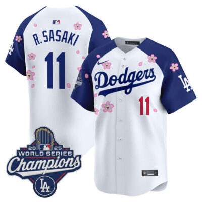 LA Dodgers 2025 World Series Champions x Tokyo Series Vapor Premier Limited Jersey - Alternate / Roki Sasaki