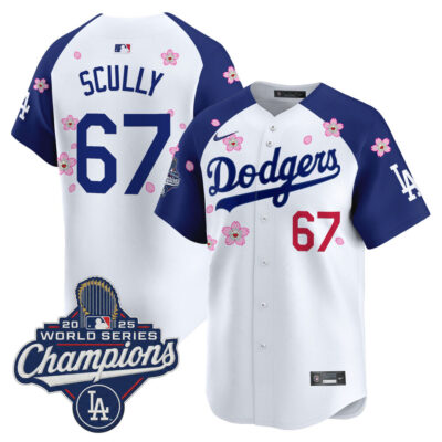 LA Dodgers 2025 World Series Champions x Tokyo Series Vapor Premier Limited Jersey - Alternate / Vin Scully