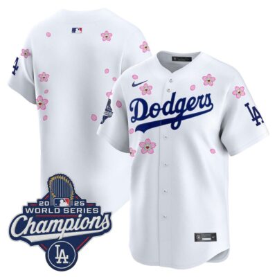 LA Dodgers 2025 World Series Champions x Tokyo Series Vapor Premier Limited Jersey - White / Team