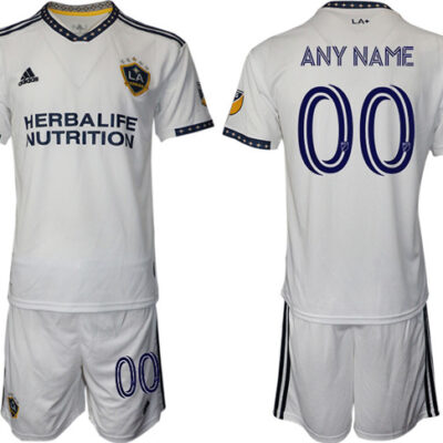 LA Galaxy Custom White Home Soccer Jersey Suit
