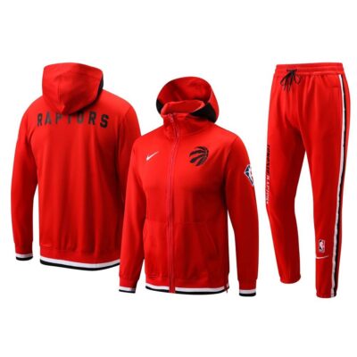 Los Angeles Clippers Hooded Tracksuit Set 22/23 - Red