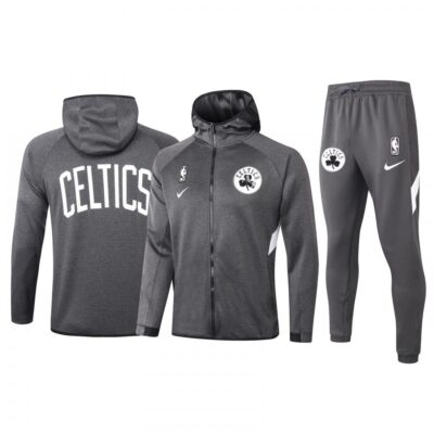 Los Angeles Clippers Hooded Tracksuit Set - Grey