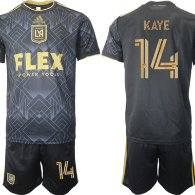 Los Angeles Football Club #14 Kaye Black Soccer Jersey Suit