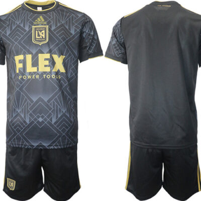 Los Angeles Football Club Blank Black Soccer Jersey Suit
